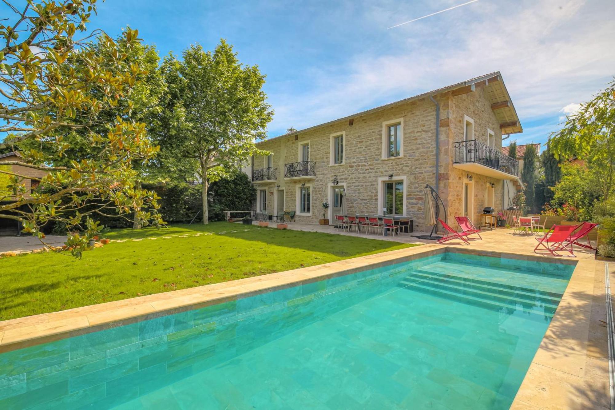 Charmante Maison Avec Piscine Proche Lyon Villa Dardilly Buitenkant foto