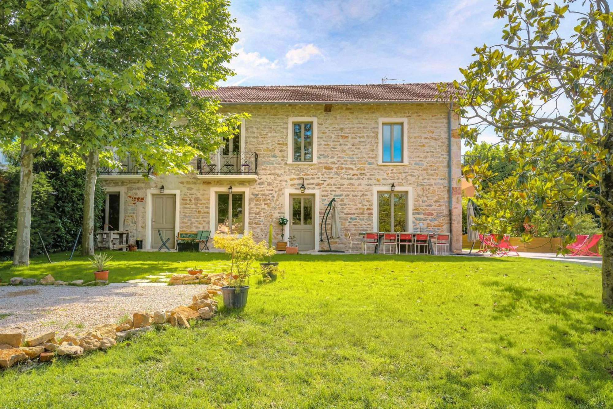 Charmante Maison Avec Piscine Proche Lyon Villa Dardilly Buitenkant foto