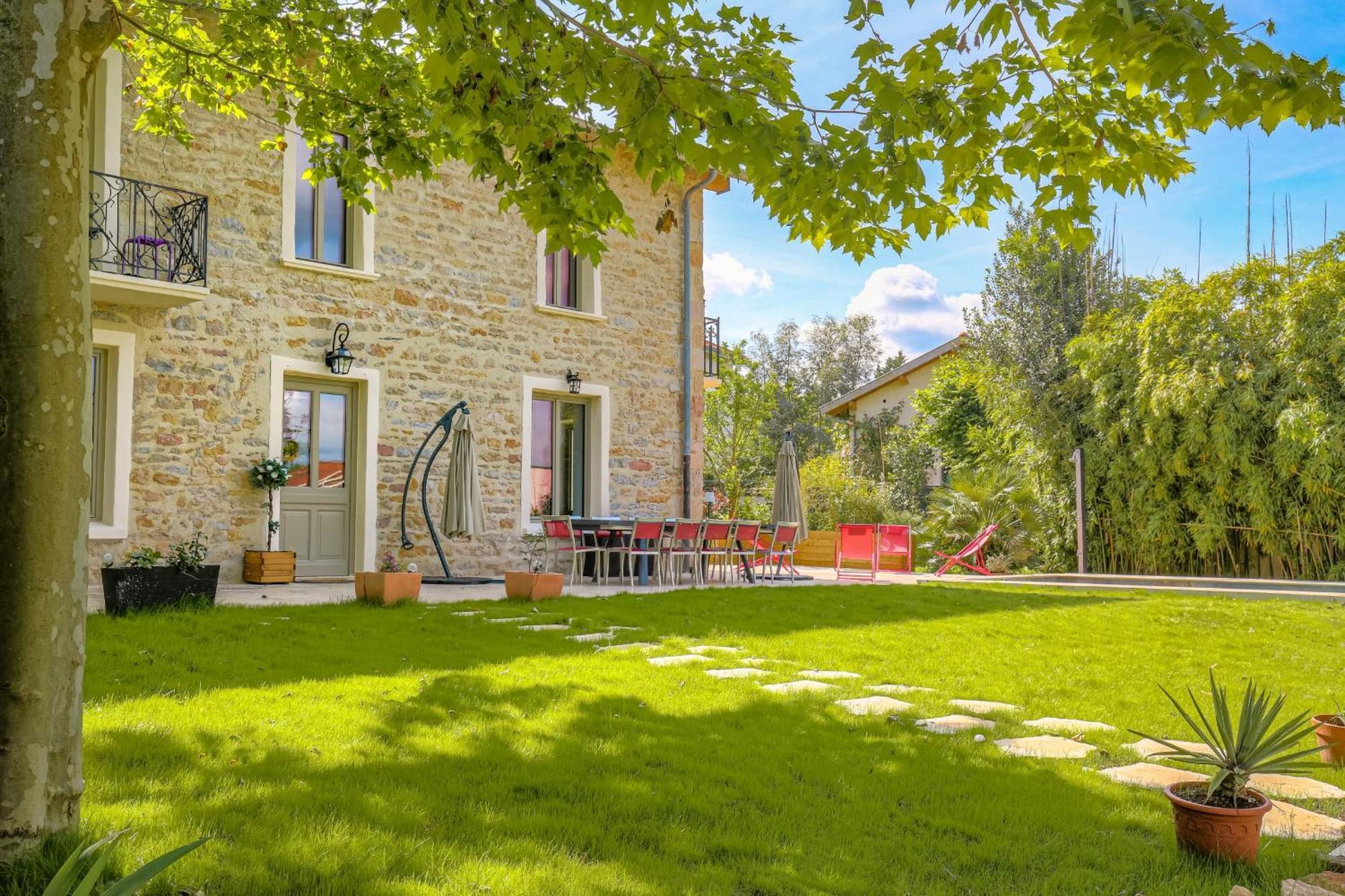 Charmante Maison Avec Piscine Proche Lyon Villa Dardilly Buitenkant foto